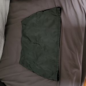 Faux leather mini skirt